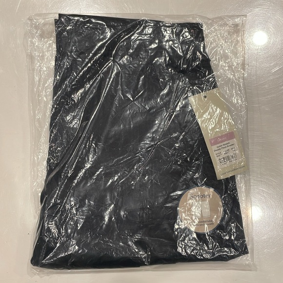 Classroom School Uniform Girl's Double-Pleated Scooter Skirt, Dark Navy - Picture 4 of 7